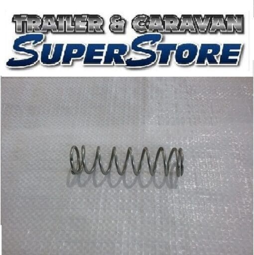 Coupling handle spring for trailer hitch