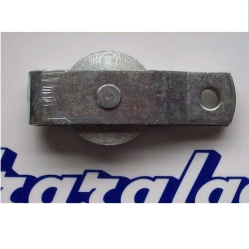 Mechanical brake caliper cable pulley