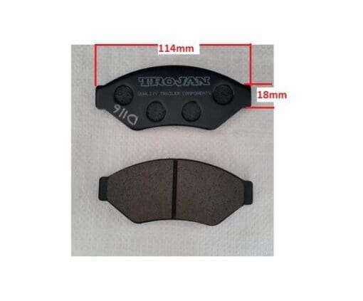 hydraulic brake caliper pads