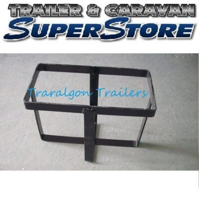 Jerry can holder for trailer or caravan