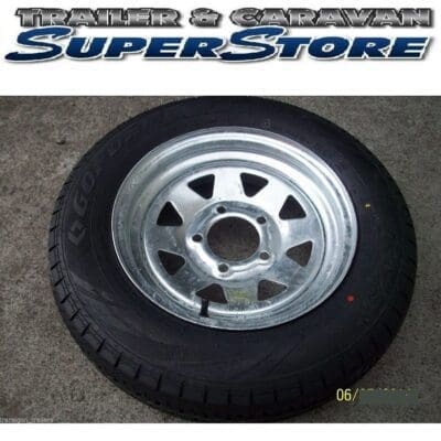 Ford galvanised 13" Wheel and tyre