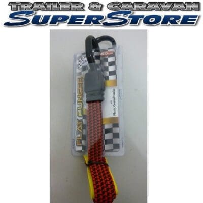 Flat bungee strap Tie down 60cm with hooks