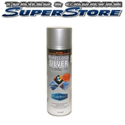 silver zinc spray paint