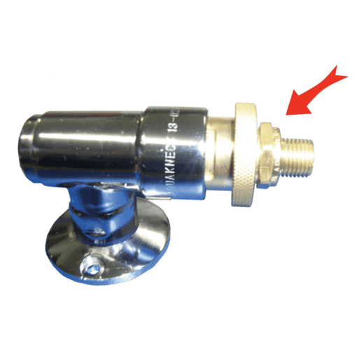Male Bayonet Gas Adaptor Socket
