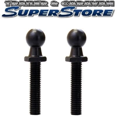 Pair of 13mm gas strut ball with 10mm thread