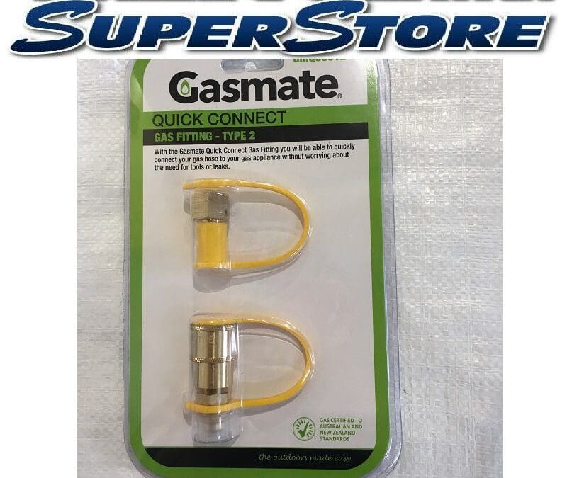 GASMATE Quick Connect Gas Fitting | 3/8″ SAE | BBQ gas hose