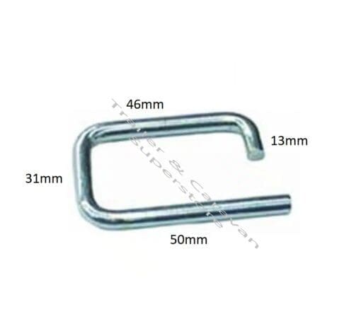 Hayman Reese safety pin for snap up bracket