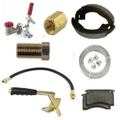 Brake parts and handbrakes