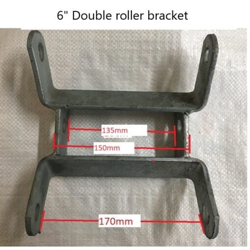 Galvanised Double Keel Roller Brackets