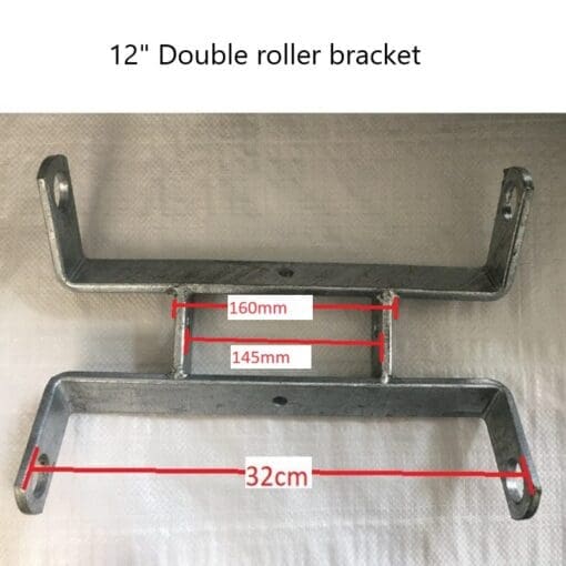 Double Keel Roller Brackets 6" 8" 12"