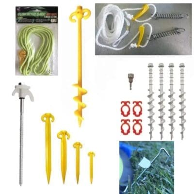 Guy Ropes and Tent Pegs