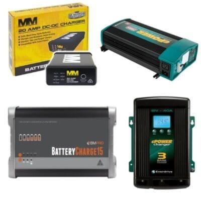 Battery Chargers, Monitors and Inverters